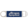 1 1/2" x 7" (Blue/Silver) Laserable Leatherette Bottle Opener